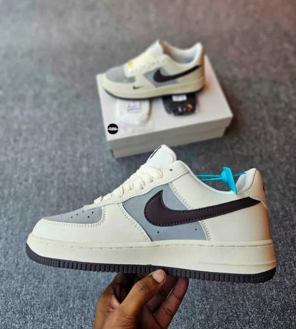 Stussy x Air Force 1 07 Low Off White Dark Grey - Image 6