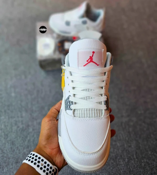 Air Jordan 4 Retro GS White Oreo - Image 2